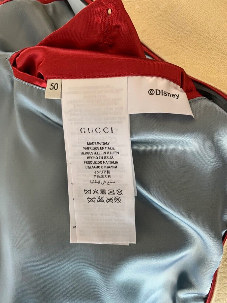 Disney x Gucci Mens Donald Duck leather bomber jacket | eBay