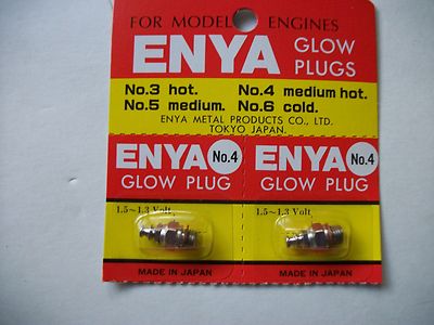 ENYA # 4 GLO PLUGS X 2