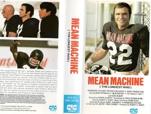 Mean Machine Burt Reynolds Vhs New Pal Original Oz Sell