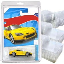 12Pack Clear Protector Case Plastic Display For Hot Wheels  Matchbox Basic Cars