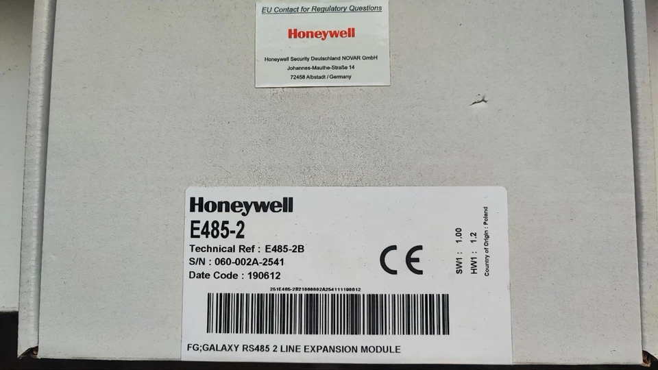 Honeywell Security E485-2 RS485 2 Line Expander Module for Galaxy Dimension - Photo 3/4