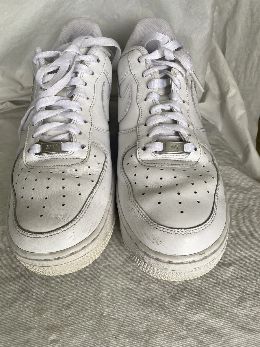 Air force 1 leather white sale