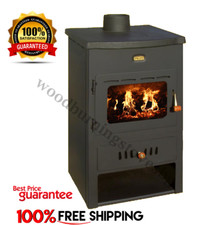 Termostufe Stufa A Legna Prity K1CP W8 Piano in Ghisa  6+7kW.