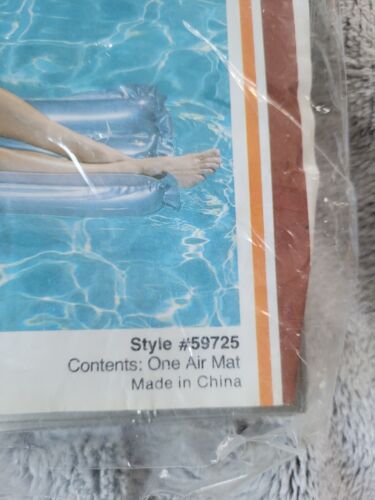 Vintage 1983 Intex The Wet Set Inflatable Pool Float 72" x 30" Sun Tanner Float - Picture 5 of 8