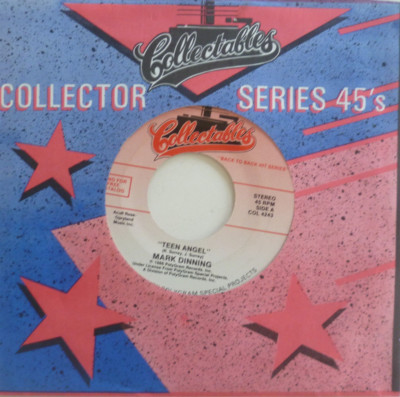 7'' 60s MINT- ! MARK DINNING : Teen Angel + RAY PETERSON : Corinna