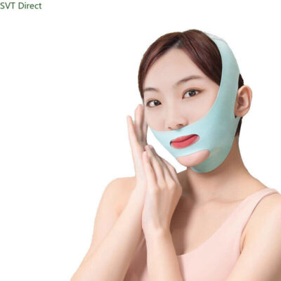 Stetch Fabric Face Lift Tight Bandage, 360° Full Wrap Mask Tight V-Face Visible