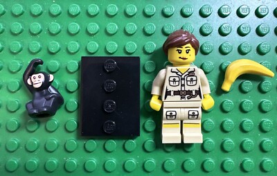8805 LEGO Collectible Minifigures Series 5 Zookeeper Monkey Banana