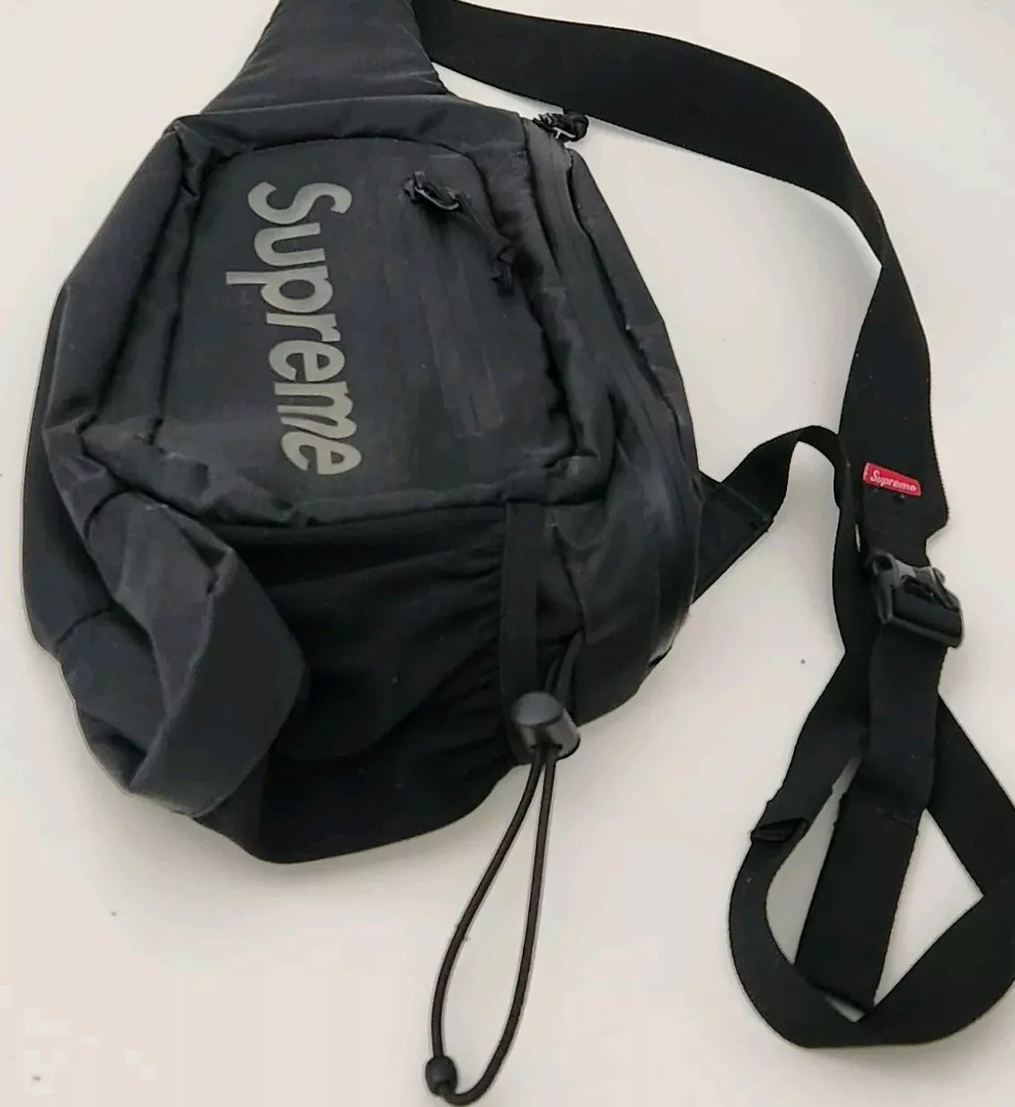 SS21 Supreme Sling Bag Bandoulière Taille Cordura Nylon Imperméable Noir