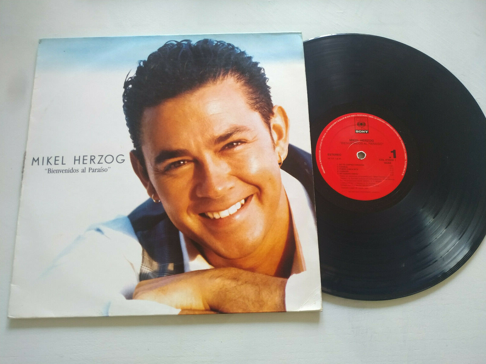 Mikel Herzog Bienvenidos To The Paradise CBS 1992 - LP 12"" Vinyl VG/VG