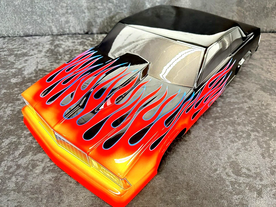 CUSTOM PAINTED RC DRAG BODY NO PREP LOSI 22S AE DR10 DRAG SLASH CHEVY MALIBU - Image 3 of 4
