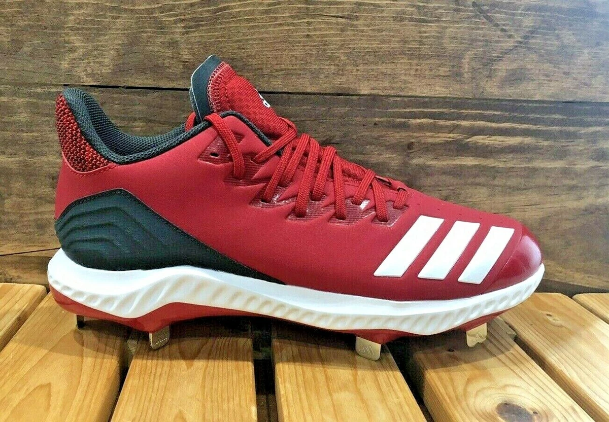 red adidas baseball cleats