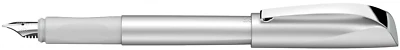 Schneider "Ceod" Silver Fountain Pen, Med Pt, Blu Ink, great for gifts!