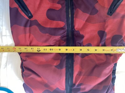 Ultracor Women's Red Camo Sleeveless Puffer Vest ~ Size: S (ROPA