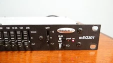 Biamp mEQ-301 Micro Graphic Equalizer with power adapter.