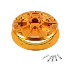 Aluminum Gold Primary Derby Cover for Harley 15-later FLHTCUL 16-Later Touring 