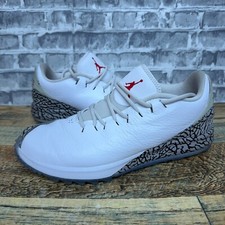 Nike Jordan ADG Golf Shoe White Grey Red AR7995 100 Men's Size 7.5