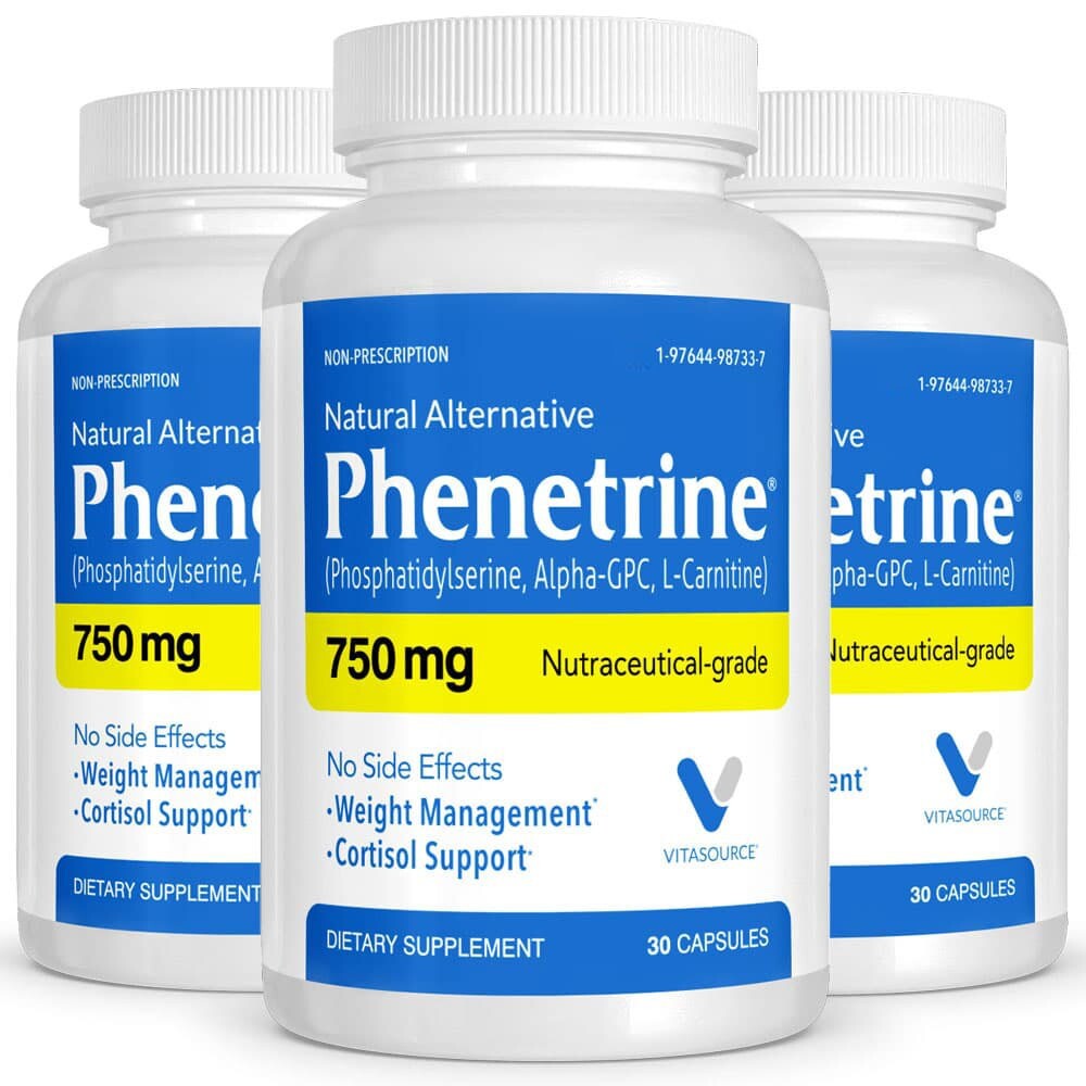 Phenetrine Weight Management Capsules (3 Bottles) - Vitasource | eBay