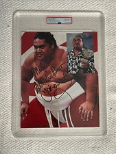Yokozuna Signed PSA/DNA COA Autographed 8X10 Photo PSA Gem Mint 10 Auto D:2000