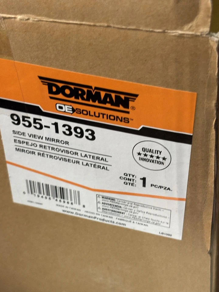 Espejo retrovisor lateral eléctrico Dorman 955-1393 - sin calefacción para Jeep Liberty Foto 2 de 4