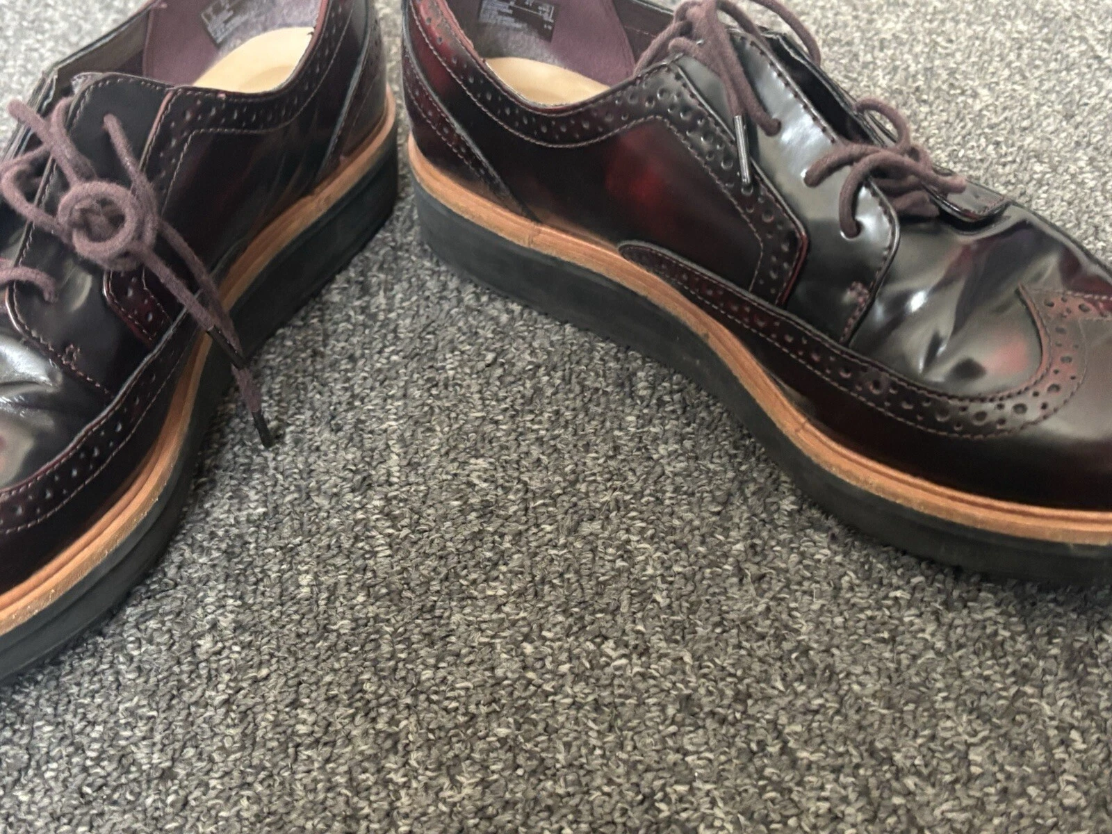 Scarpe scuola Clarks Artisan in pelle marrone taglia US 8 5