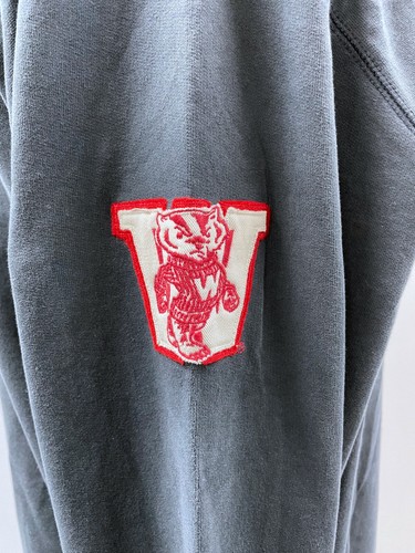 Wisconsin Badgers Jacket Mens Large Extra Large 2XL 1/4 Zip Pullover 47 Soft - Picture 26 of 32