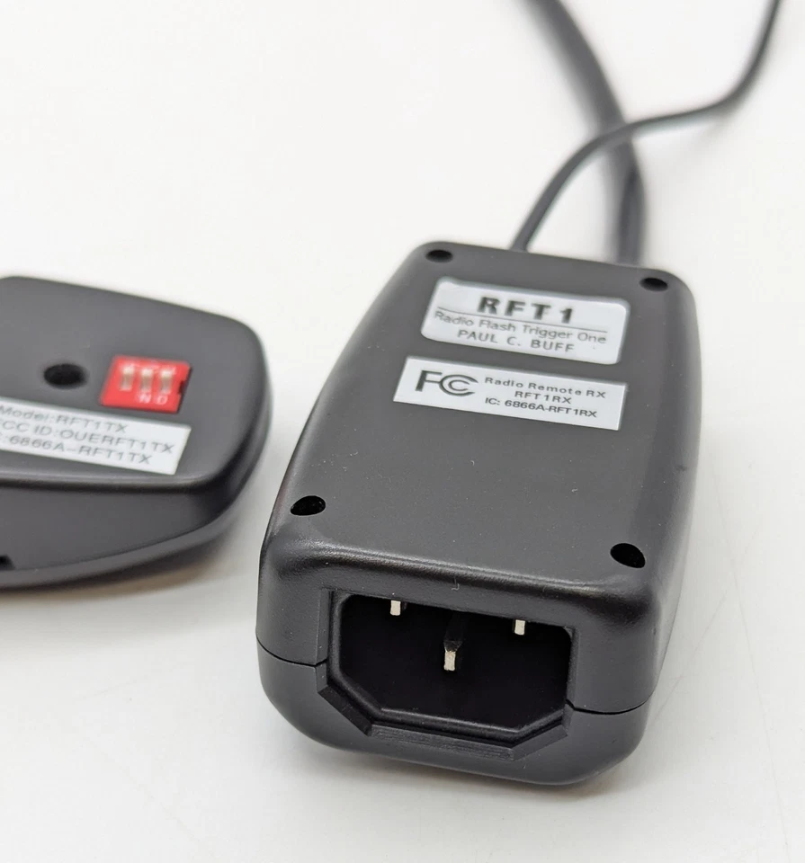 Paul C Buff RFT1 Radio Flash Trigger Receiver & RFT1TX Remote Transmitter - Image 4 of 4