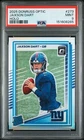 2025 Panini Donruss Optic #273 Jaxson Dart HOLO PSA 9 - New York Giants