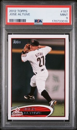 Jose Altuve 2012 TOPPS #187 PSA 9 MINT
