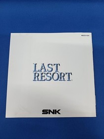 SNK Last Resort Neo Geo CD Video Game Used