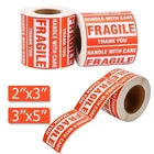 500/roll 1-20x Fragile Stickers 2x3" 3x5" Fragile Label Sticker Handle With Care