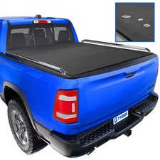 Home TYGER T2X Low Profile Soft Roll-up in Fabric Tonneau Cover for - None - 5'7" Bed