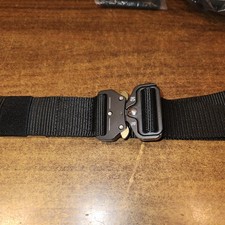 Men's Nylon Quick Release Tactical Belt Black NEW