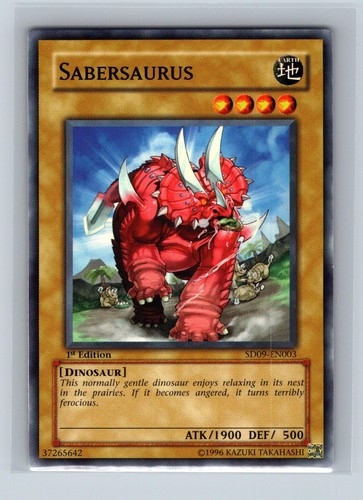 Sabersaurus SD09-EN003 card