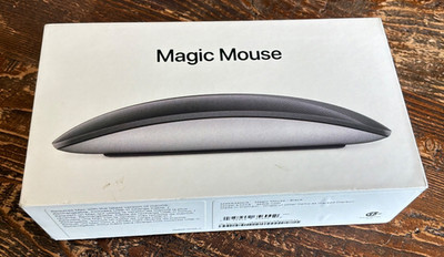Apple Magic Mouse - 2024 Model w/USB-C - Black - A3204 - Factory Sealed New