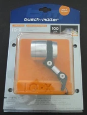Busch & Muller IQ-X Dynamo Bicycle Headlight - 100 Lux, Silver - 164RTSNDI