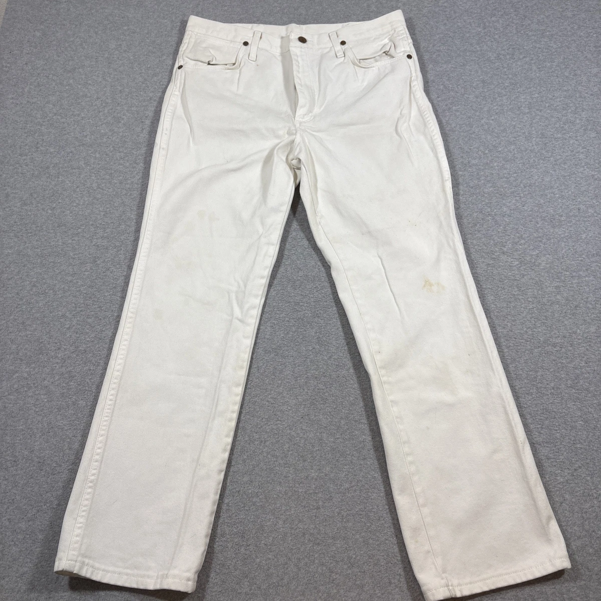メンズ 90s Wrangler M1178 off White Denim Pants