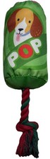 Greenbrier Kennel Club Shaped Dog Toy with Rope 11 x4 x4 NEW SHIPS IN 24 HOURS