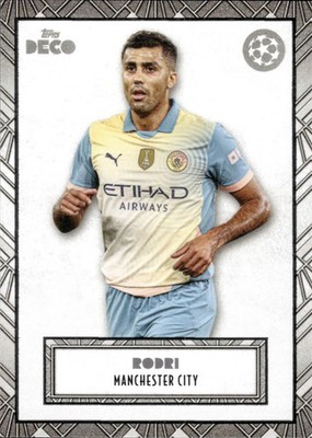 Rodri Manchester City Current Stars Base 2024/25 Topps Deco UCC 