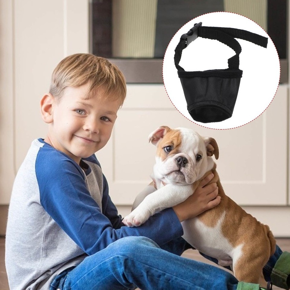 Set of 3 Walking Doggy Muzzle Small for Grooming Gentle Dogs Prevent ...