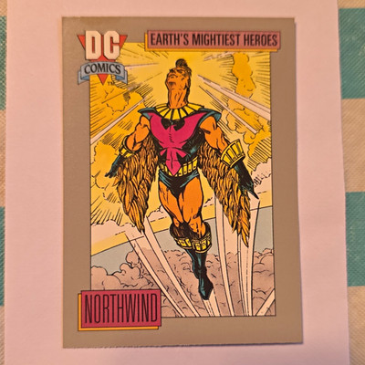 DC Comics 1992 Impel Earth s Mightiest Heroes Card #66 Northwind English