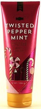 Bath  Body Works TWISTED PEPPERMINT Body Cream Lotion Moisturizing 8oz