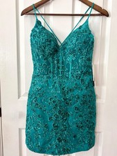 BRAND NEW Beautiful Stacee’s Homecoming/Winter Formal/Prom Short Dress, Teal