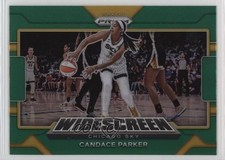 2022 Panini Prizm WNBA Widescreen Green Prizm Candace Parker #13 00em