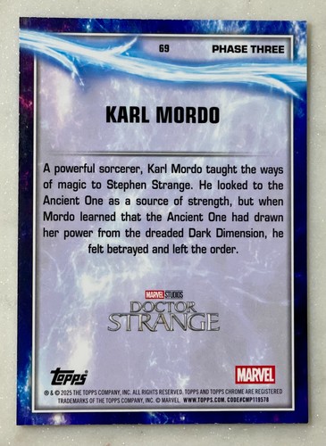 2025 Topps Marvel Studios Chrome Pick Your Own Card And Complete Your Set #1-200 - 第 77/241 張圖片