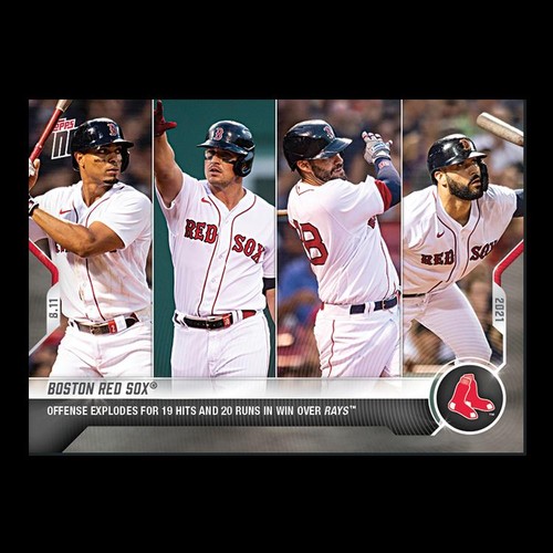 2021 Topps Now 641 BOSTON RED SOX®