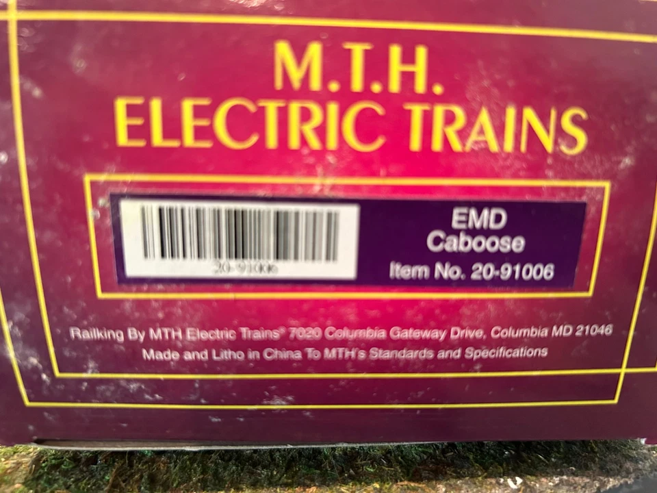 MTH 20-91006 EMD Extended Vision Caboose NIB - Image 3 of 3