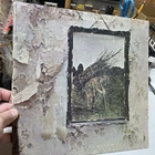 Led Zeppelin IV LP 4 Atlantic SD 7208  1970s  Pressing Split Inner Vinyl Rock