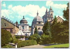 Vintage Bergamo Cappella Colleoni Italy Postcard 1960s Scenic View