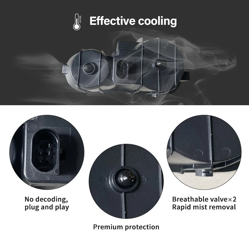 LED Headlight DRL Headlamp Projector For BMW F800GS F650GS F700GS ADV F800R - Image 4 of 4