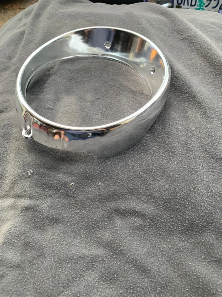 NOS OEM 1964 FORD FALCON  SPRINT,FUTURA,TUDOR,WAGON,RANCHERO HEADLIGHT  BEZEL - Image 3 of 4